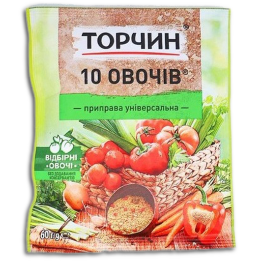 Torchin Gewürzmischung 10 Gemüse "Universalnaja" 60g