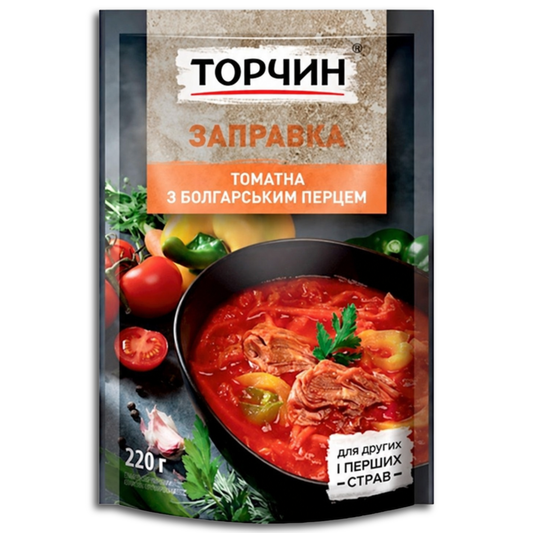 Torchin Gewürzsauce für Suppe "Borsch" mit Paprika - 220g