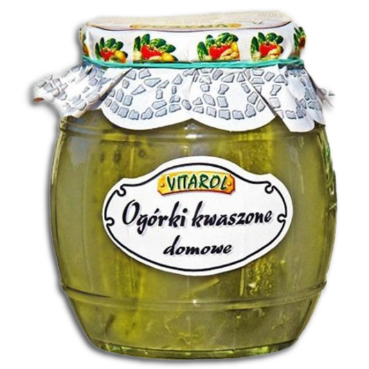 Vitarol Salzgurken Ogorki Kwaszone Domowe 750g