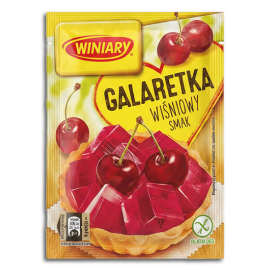 Winiary Galaretka Geleedessertpulver mit Kirschgeschmack 71g