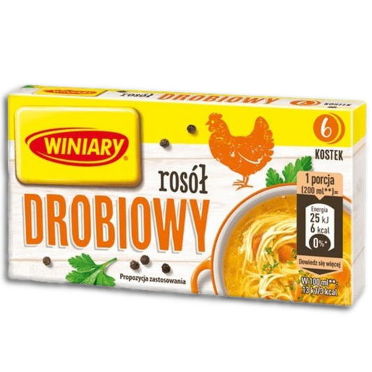 Winiary Würfel-Brühe mit Hähnchengeschmack Rosol drobiowy 60g