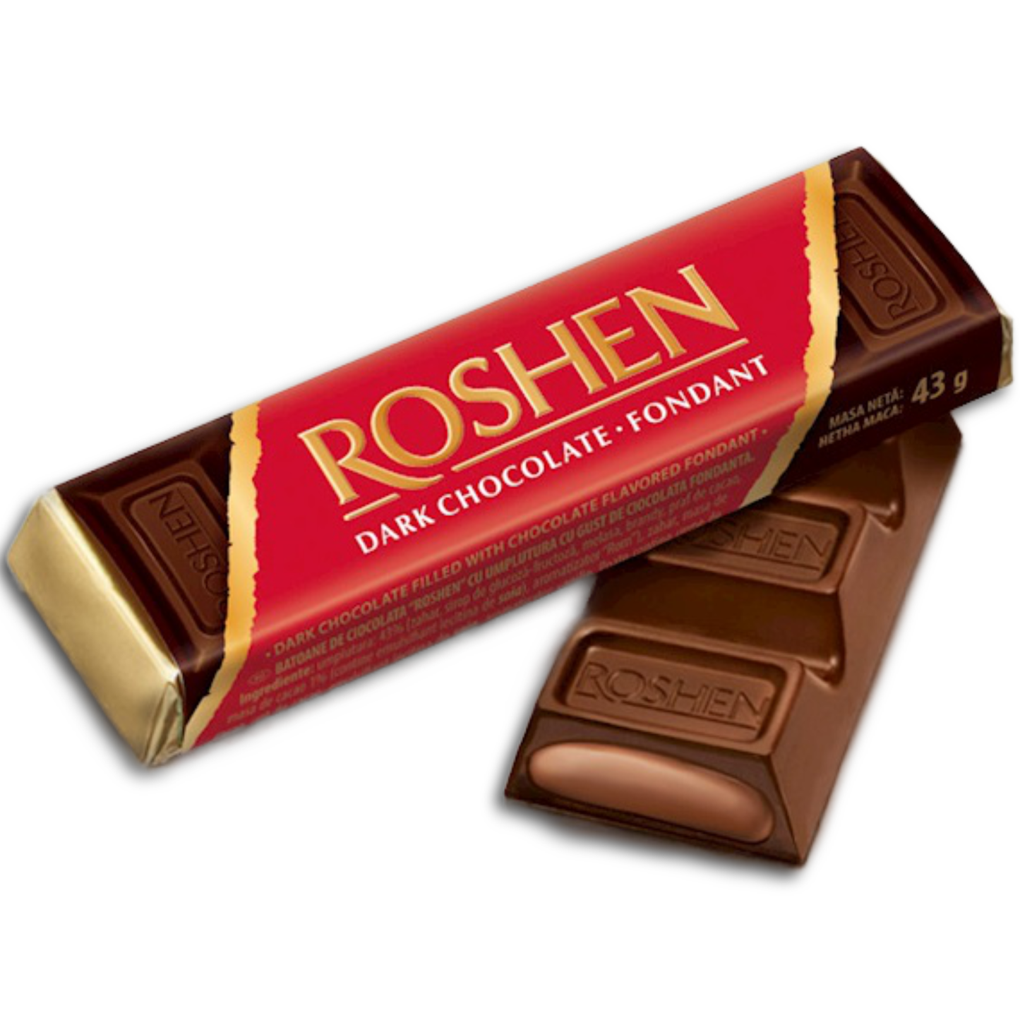 ROSHEN Riegel/Batontschik mit Schoko-Füllung 43g